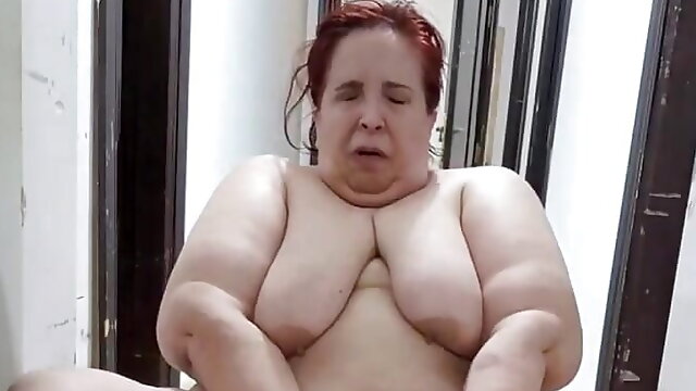 Fat Granny, Chubby Saggy Tits
