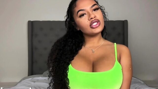 Ebony Solo Stroking