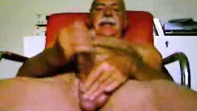 Moustache dad jerking off