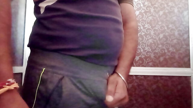 Indian gay in bathroom, bathroom xxx, cumshot 