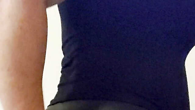 Sexy Maddy in all black outfit