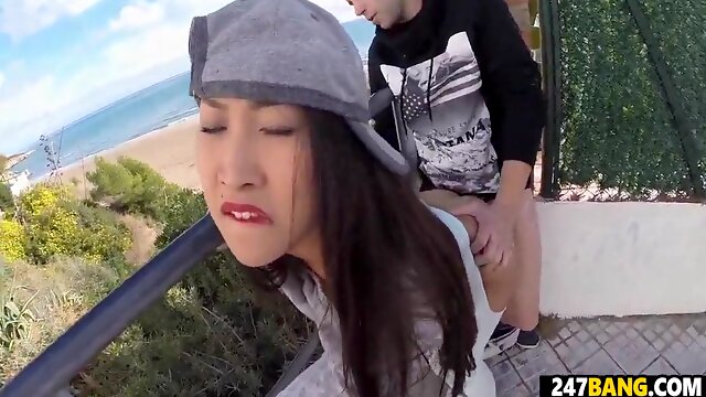 Amazing Asian Fucked At Public Beach