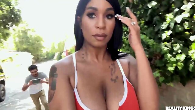 Horny spic cougar incredible sex scene