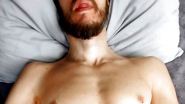 Jerking the dick. View from top