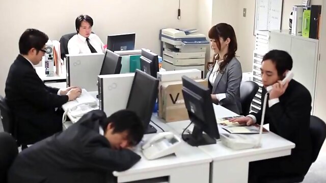 Office Japanese Shemale Slave