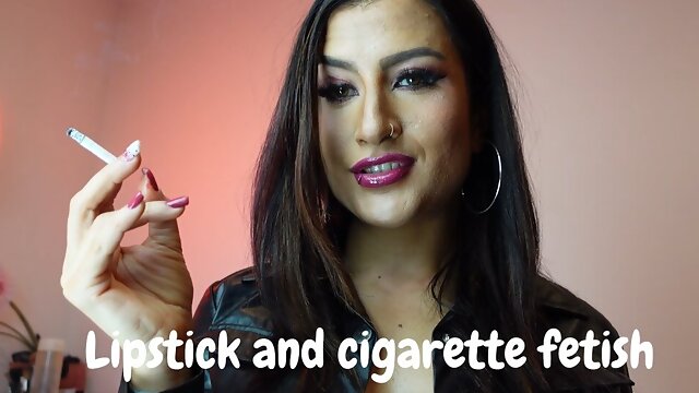 Smoking Joi Dirty Talk, Lipstick Fetish