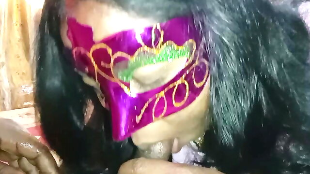 Cheating Desi Bhabhi Blowjob Her Lover