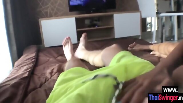 Big Cock Boyfriend Enjoyed Perfect Blowjob By Sexy Teen Asian Girlfriend