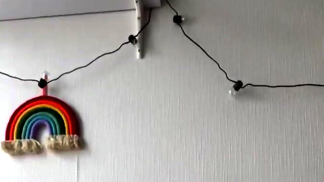 A fantastic teenie boy plays with a humungous pink cigar and pops