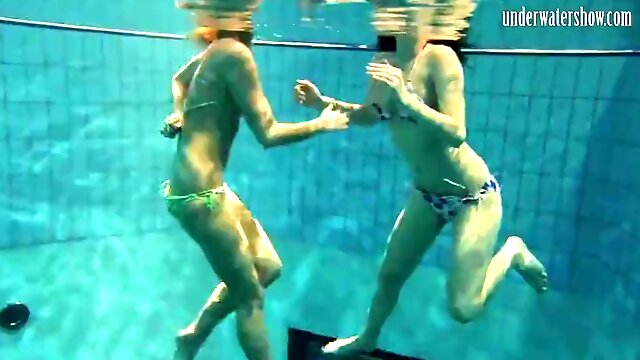 Incredibly sexy and perfect teens underwater