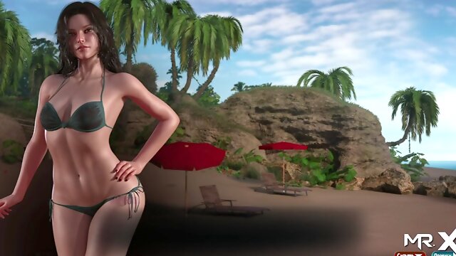 TreasureOfNadia - Sexy Librarian Sunbathing On The Beach E1 41