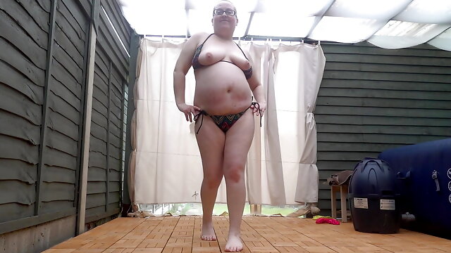 Wife posing in Bikini