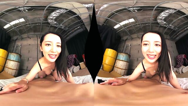 Lustful asian harlot heart-stopping VR adult video