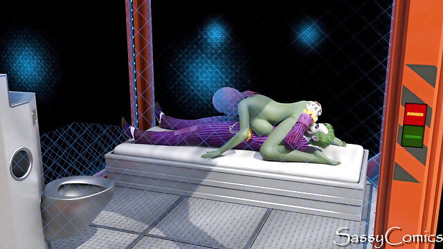 Joker Conjugal Visit from Poison Ivy at Maximum Security Prison - Area 51