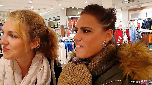 German Ffm, Change Room, Sex In Shopping, Skinny Pov