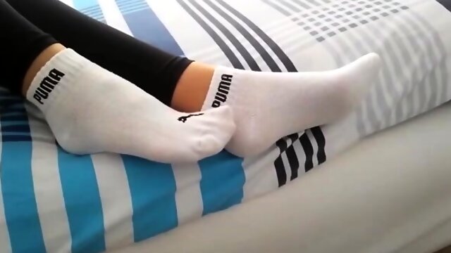 Goddess Lina - GL White Sockjob