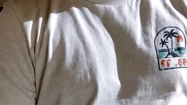 Caught during masturbation big cock Cumshot 