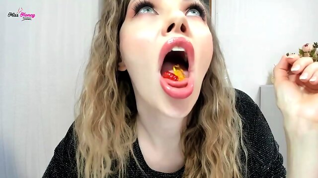 Gummi, Gummy Bear, Solo Mouth Fetish