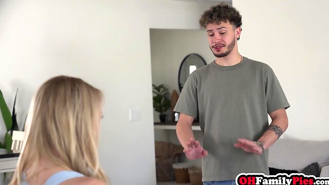 Gamer stepsister riding stepbros cock