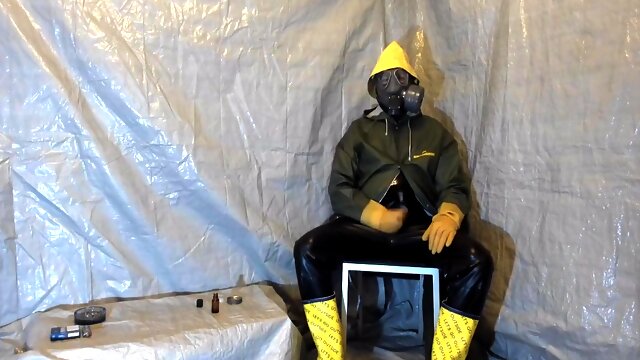 Wanking In Raingear