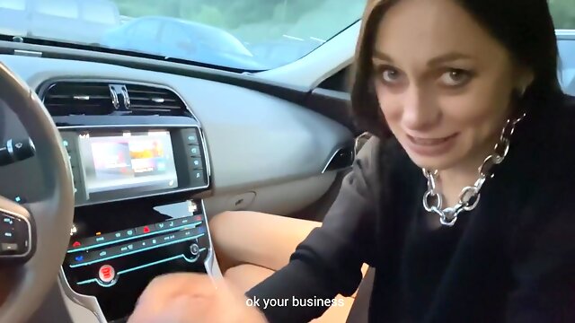 Russian Blogger Got Slut To Have A Blowjob In The Car. With Conversations. Your-porn