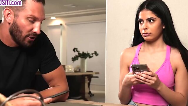 Bound female subject bent over and fucked hard