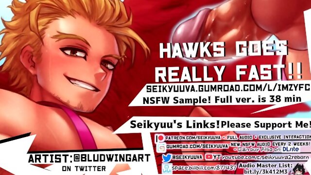 My Hero Academia HAWKS GOES REALLY FAST!!! - Female Pronouns art:bludwingart