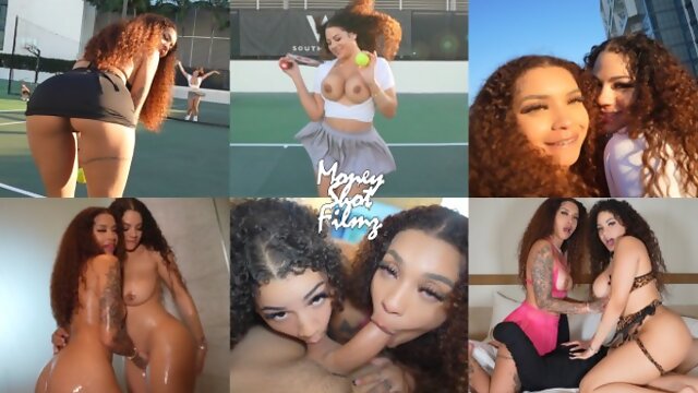 Guy Gets Lucky With 2 Curly Head Big Tits Fat Ass Lightskin Babes