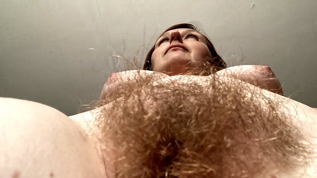 Super Hairy Mature Masturbation, Average Girl