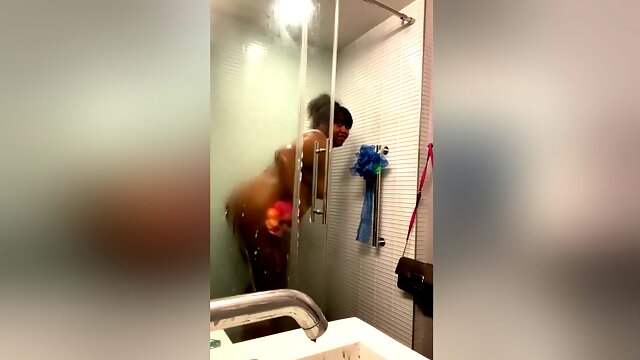 Teen Bbw Takes Shower After Sex