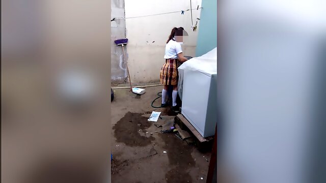 School Upskirt, Perverted Schoolgirl, Mexican School Sex