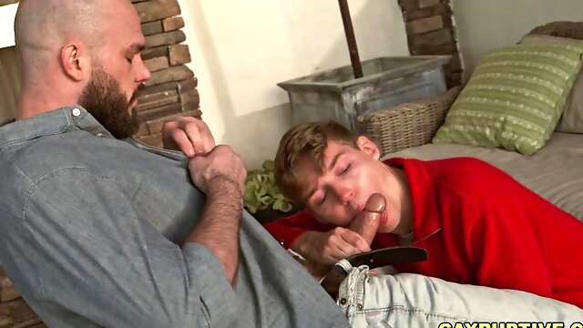 Jack allows Cliff to fuck his smooth hole
