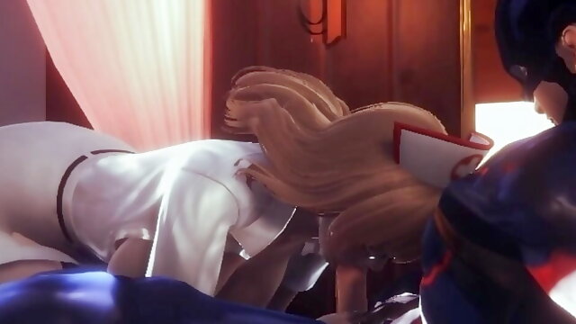 Hentai 3D Uncensored - Captain America and beauty nurse