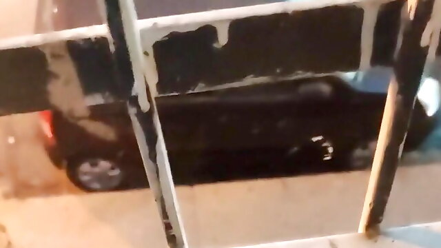 Jerking off in the window pt.2