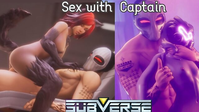 Subverse - sex with the Captain- Captain sex scenes - 3D hentai game - update v0.7 - sex positions - captain sex