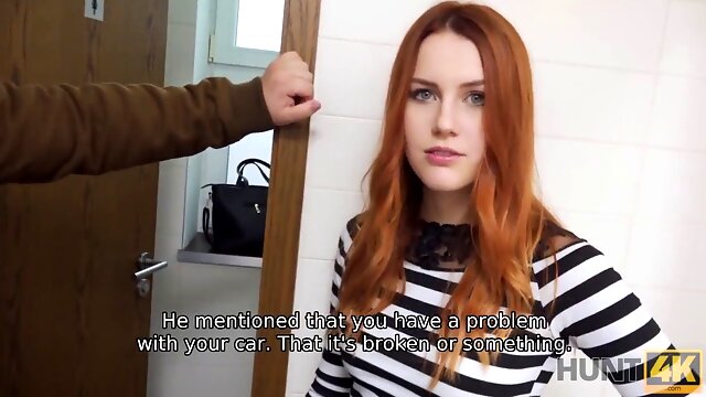 Hot red head GF gets cuckolded by her rich BF in POV reality porn