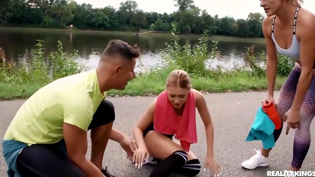 Jogging With Milfs With Rika Fane And Brittany Bardot