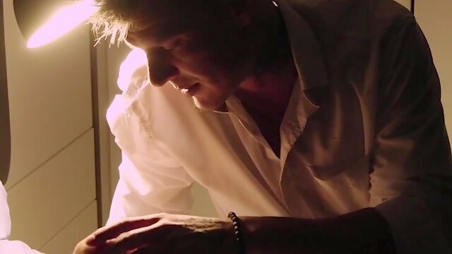 Erotic late night fucking in the bedroom with hot Anita Blanche