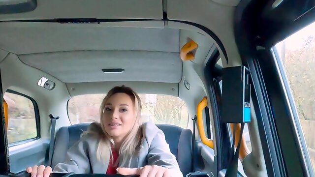Fake Taxi Beautiful woman in red lingerie getting fucked