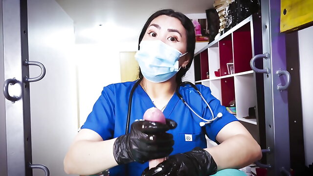 Nurse Femdom Handjob