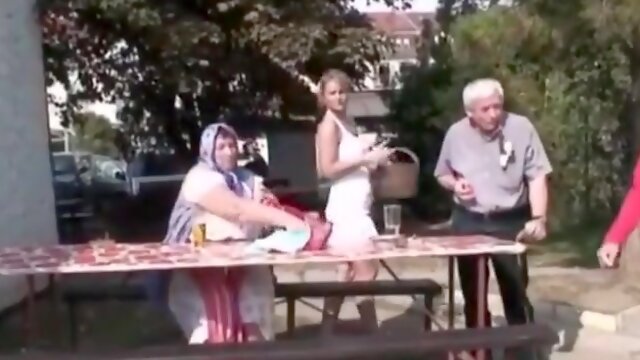 Grandpa Is Allowed To Fuck Young Blonde Girl From His Girl