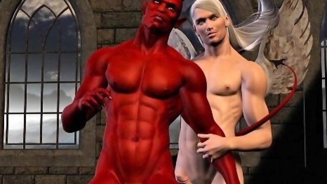 3D Muscle Males Like Big Dicks