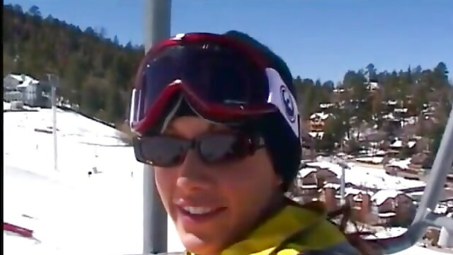 Taylor Rain Gets DP'd In A Cabin While On A Snowboarding Vacation feat. Burke, Matt Bixe