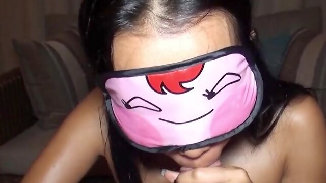 Blindfolded Huge Tits Asian Girlfriend Joon Mali In A Homemade Porn