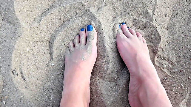 Playing With My Feet In The Sand 