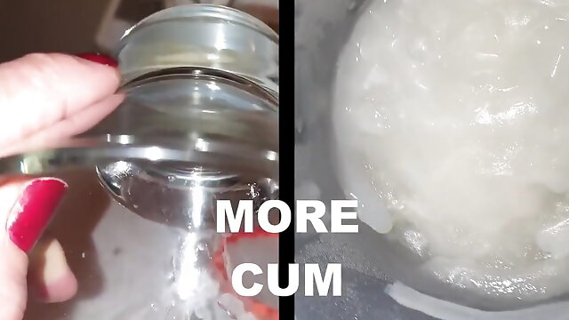 Gathering 100ml of my own cum