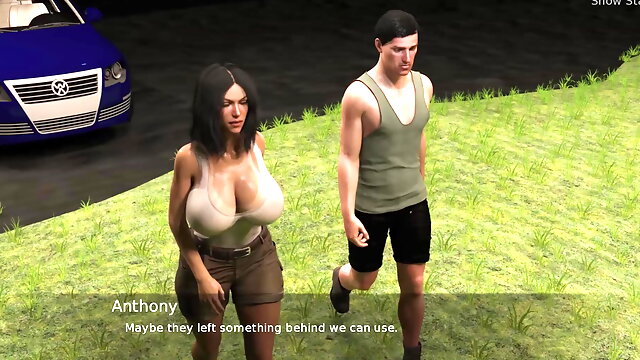 Project hot wife #28 - Brayan got spanked by Merry ... Ed fuck...Anthony want to fuck Merry but fucked her arm while on camp.