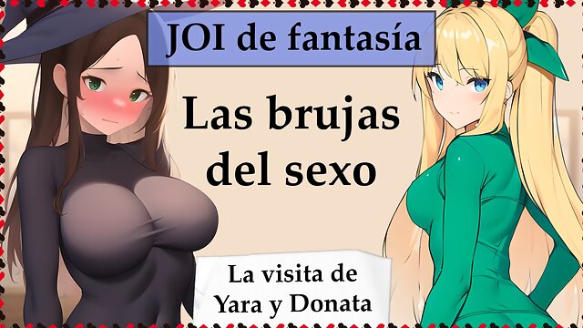 Spanish audio JOI. Sex witches want your cum.