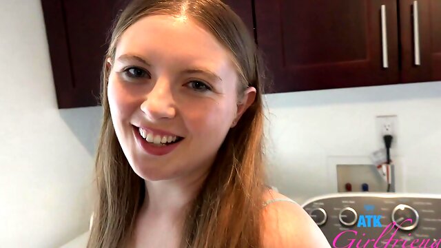 Lovely cutie Zoey Zimmer gets talked into riding a dick in POV