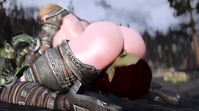 Orc and Nord Girls warriors lesbians and their hot sex